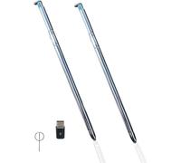 Paquete de 2 lápices capacitivos azul claro para LG Stylo 6 Q730 de 6.8 pulgadas Q730AM Q730TM Q730MM Q730NM con pin de expulsión de tarjeta + adaptador tipo C
