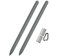 Paquete de 2 lápices capacitivos de repuesto para Galaxy Tab S6 Lite/S7/S8/S9 Series para Samsung Galaxy Tab S6 Lite/S7/S8/S9 Series Stylus Pen + 10 puntas/puntas (sin Bluetooth) (gris)