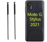 Paquete de 2 lápices capacitivos de repuesto para Motorola Moto G Stylus 2021 XT2115 All Verison para teléfonos móviles, smartphones, lápiz táctil, color negro