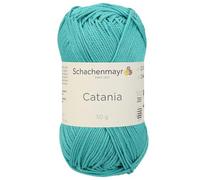 Paquete de 2 madejas de hilo Schachenmayr (SMC) Catania Originals, cada ovillo de 1.7 onzas (50 g) / 136 yardas (125 m), 100 % algodón mercerizado para tejer y ganchillo, peso deportivo, 253 - Jade