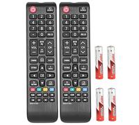 Paquete de 2 mandos a distancia BN59-01289A compatibles con Samsung TV TM1240A MU6070 Series UN40MU6290 UN43MU6290 UN43MU6290F UN50MU6070 UN50NU710D UN55MU6290 Controlador de repuesto con pilas