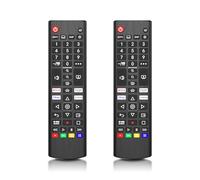 Paquete de 2 mandos a distancia de repuesto para LG Smart TV, universal para todos los televisores inteligentes LG (OLED/LCD/LED/UHD/4K/3D/ThinQ)