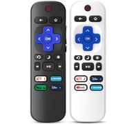 Paquete de 2 mandos a distancia de repuesto solo para Roku TV, compatible con todos los TCL/Hisense/Onn/Sharp/Philips / (no para Roku Stick, Box o altavoz)