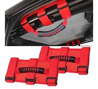 Paquete de 2 manijas de barra de rollo compatibles con Wrangler Jk, juego de mango de agarre para Wrangler Accessories Jk Jku Jl Jlu Tj Lj 1997 a 2021 y Gladiador, accesorios de interior