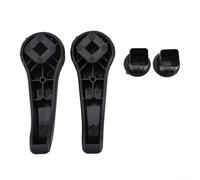 Paquete de 2 manijas de palanca de ajuste de asiento negras para Clio Mk2 (izquierda derecha) - 11,5 x 3,5 cm de diámetro interior de asiento de coche