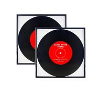 Paquete de 2 Marcos Negros para Discos de Vinilo de 12" X 12", Incluye Colgador para Exhibir Portadas de LP de Vinilo de 12" X 12"