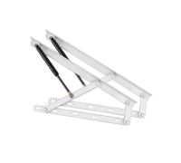 Paquete De 2 Mecanismos De Elevación De Cama, Kit De Elevación De Almacenamiento De Cama Con Resorte De Gas Hidráulico, Capacidad De Carga De 30-90 Kg, Diseño De Bisagra(White,80cm/31.5inch)