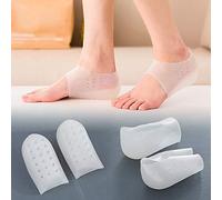 æ- Paquete de 2 mejoradores de plantilla ocultos, plantilla de aumento de altura invisible, insertos de cojín para el talón, transpirables, adecuados para hombres y mujeres, 2 cm