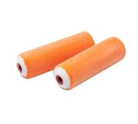 Paquete de 2 mini rodillos de pintura Flock de 4 pulgadas ProDec Advance para un acabado ultrasuave con pinturas brillantes y satinadas en rodapiés, alféizares de ventanas, puertas de paneles