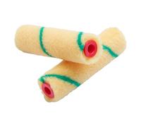 Paquete de 2 mini rodillos ProDec de pelo corto de 4 pulgadas para un acabado suave al pintar con pinturas de emulsión de uso comercial y de bricolaje en paredes y techos interiores