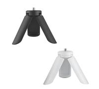 Paquete de 2 mini trípodes compatibles con DJI Osmo Pocket 3 y 2, trípode portátil para cámara, soporte de escritorio, accesorios de equipo digital, piezas de cámara (negro y blanco)