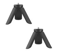 Paquete de 2 mini trípodes compatibles con DJI Osmo Pocket 3 y 2, trípode portátil para cámara, soporte de escritorio, accesorios de equipo digital, piezas de cámara (2 negro)