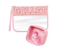 Paquete De 2 Moda Claro Maquillaje Bolsas Con Correa De Muñequera Accesorios Para Mujeres Y Niñas Viajar Organizadores Cosméticos, a