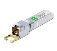 Paquete de 2: módulo transceptor de cobre SFP+ a RJ45, 1.25g/2.5g/5g/10G-T, 10GBase-T SFP+, compatible con Cisco SFP-10G-T-S, Ubiquiti UniFi UF-RJ45-10G, Mikrotik y más, 100 pies/30 m, Fibergaga