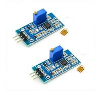 Paquete de 2 módulos de sensor de flexión de medidor de tensión, salida de voltaje ajustable BF350-3AA de 350 ohmios para robótica industrial y pruebas de deformación mecánica