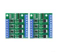 Paquete de 2 módulos MOSFET CC de 4 canales Controlador ForSpeed 3.7-27V 10A placa de controlador de transistor de efecto de campo con aislamiento optoacoplador para proyectos electrónicos Arduino DIY