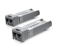Paquete de 2 módulos transceptores UACC-OM-MM-10G-D-2 de Ubiquiti [SFP+, multimodo, 10 Gbit/s, dúplex LC]