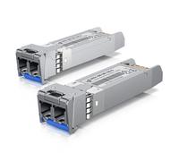 paquete de 2 módulos transceptores UACC-OM-SM-10G-D de Ubiquiti SFP+, 10 Gbit/s, dúplex LC, hasta 300 m