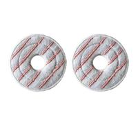 Paquete De 2 Mopas De Microfibra Lavables Y Limpias, Compatibles Con Vileda. Recambio De Mopa Spin Clean Reutilizable For Uso En Seco Y Húmedo.(Red 2pcs)