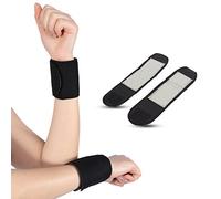 Paquete de 2 MuñEqueras Magnéticas Autocalentables, Muñequeras Autoadhesivas, Muñequera Autocalentable para Terapia de Masaje para Artritis, Tendinitis, Alivio del Dolor