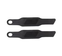 Paquete de 2 muñequeras para soporte, muñequera ajustable para aliviar el dolor y la tensión durante el trabajo, deportes y actividades diarias Correas de soporte negras