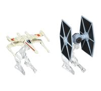 Paquete de 2 naves estelares TIE Fighter vs. X-Wing de Hot Wheels Star Wars
