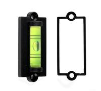 Paquete de 2 niveladores de ojo de diana con escala de grados para horizontal y vertical para medición de nivel, herramienta cuadrada inclinómetro de burbujas transparente