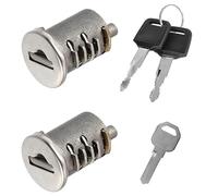 Paquete de 2 núcleos de bloqueo para Yakima SKS componentes del sistema de portaequipajes de coche, cilindros de bloqueo compatibles con cerraduras de portaequipajes Yakima, universales para todos los