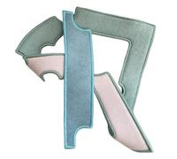 Paquete de 2 paños de microfibra compatibles con el robot limpiacristales Cecotec Conga WinDroid 970. Recambios lavables y antiarañazos con cierres de velcro.