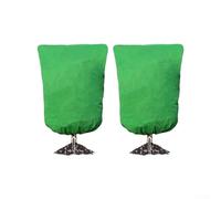 Paquete de 2 paños de protección contra heladas para plantas de invierno, no tejidos, para árboles al aire libre, arbustos, aislamiento para clima frío (78 x 89 pulgadas)