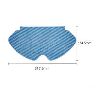 Paquete de 2 paños de repuesto para fregona ZR740003 compatibles con Tefal Explorer Series 60 piezas de tela lavable con fuerte absorción y tela suave