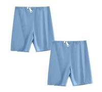 Paquete de 2 pantalones cortos de incontinencia urinaria para hombres y mujeres, lavables, a prueba de fugas, de TPU, para el cuidado del paciente, pantalones cortos de algodón transpirable para
