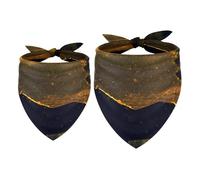 Paquete de 2 pañuelos para perro, diseño de caballo bajo la gloria, baberos, bufanda para perro, accesorios para perros pequeños, medianos y grandes, cachorros, gatos y mascotas