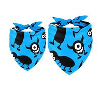 Paquete de 2 pañuelos para perro, diseño de males, baberos para niñas y niños, accesorios para perros pequeños, medianos y grandes, cachorros, gatos, mascotas