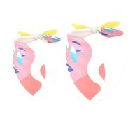 Paquete de 2 pañuelos para perro, modelo Blondie, con lentes de sol, baberos, bufanda para perro, accesorios para perros pequeños, medianos y grandes, cachorros, gatos, mascotas