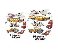 Paquete de 2 pañuelos para perro, tractor, autobús, camión, coche, taxi, niña, niño, bufanda, accesorios para perros pequeños, medianos y grandes, cachorros, gatos, mascotas