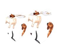 Paquete de 2 pañuelos para perros, lindos baberos para perros salchicha salchicha, accesorios para perros pequeños, medianos y grandes, cachorros, gatos y mascotas