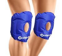 Paquete de 2 paquetes de hielo de rodilla de cobertura completa, paquete de hielo para aliviar el dolor de rodillas, paquete de gel frío y caliente reutilizable para lesiones deportivas, compresa fría