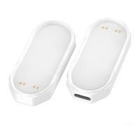 Paquete de 2 para base de carga NotePin, adaptador de cargador USB-C, base de carga magnética con base antideslizante, reemplazo de carga rápida de 2 horas para grabadora de voz NotePin AI (blanco)