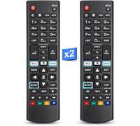 Paquete de 2, para Mando LG Smart TV Universal, Mando a Distancia para Todos los LG Televisión Original