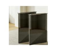 Paquete de 2 Patas acrílicas Transparentes for Muebles, Patas de Mesa de Centro Resistentes, Patas Rectas DIY for Escritorio Flotante, Barra de Comedor(Clear,HxW: 23.6 x 15.75 in)