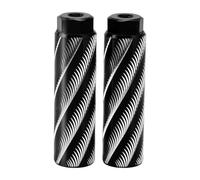 Paquete de 2 pedales de bicicleta de aleación de aluminio, pedales de bicicleta de tipo pesado, soporte de mejora de agarre, pedales ergonómicos para bicicleta