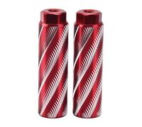 Paquete de 2 pedales de bicicleta de aleación de aluminio, pedales de bicicleta de tipo pesado, soporte de mejora de agarre, pedales ergonómicos para bicicleta