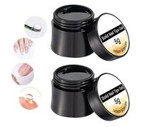 Paquete De 2 Pegamento Sólido Para Uñas, Gel De Pegamento Sólido Para Uñas De 5 G Para Puntas De Uñas Suaves, Pegamento Para Uñas De Gel UV, Gel Adhesivo Para Uñas, Pegamento Para Extensiones De Uñas