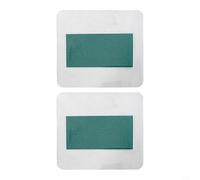Paquete de 2 películas magnéticas para visor de campo de 25 x 50 mm, tarjeta de visualización de patrón microencapsulado para investigación científica, control de calidad, educación e ingeniería