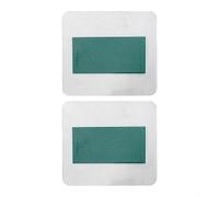 Paquete de 2 películas magnéticas para visor de campo de 25 x 50 mm, tarjeta detectora verde oscuro para educación científica, control de calidad, ingeniería inversa