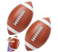 Paquete de 2 pelotas de fútbol inflables, pelotas de fútbol gigantes de 27 pulgadas para juegos de fiesta en la piscina en la playa, deportivas de juguete acuático de PVC para actividades al