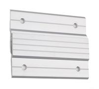Paquete de 2 perchas de aleación de aluminio Z para sistemas de montaje en pared de tacos franceses que soportan hasta 80 libras de capacidad de carga (4 pulgadas)