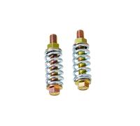 Paquete de 2 pernos y resortes de escape Rwraps M10-1,5x67 mm Kit de tornillos y tuercas de resorte de escape