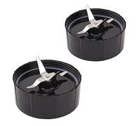 Paquete de 2 piezas de repuesto de cuchilla cruzada compatibles con licuadora Magic Bullet de 250 W